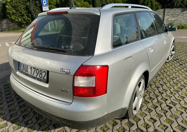 Audi A4 cena 3999 przebieg: 381000, rok produkcji 2001 z Szprotawa małe 11